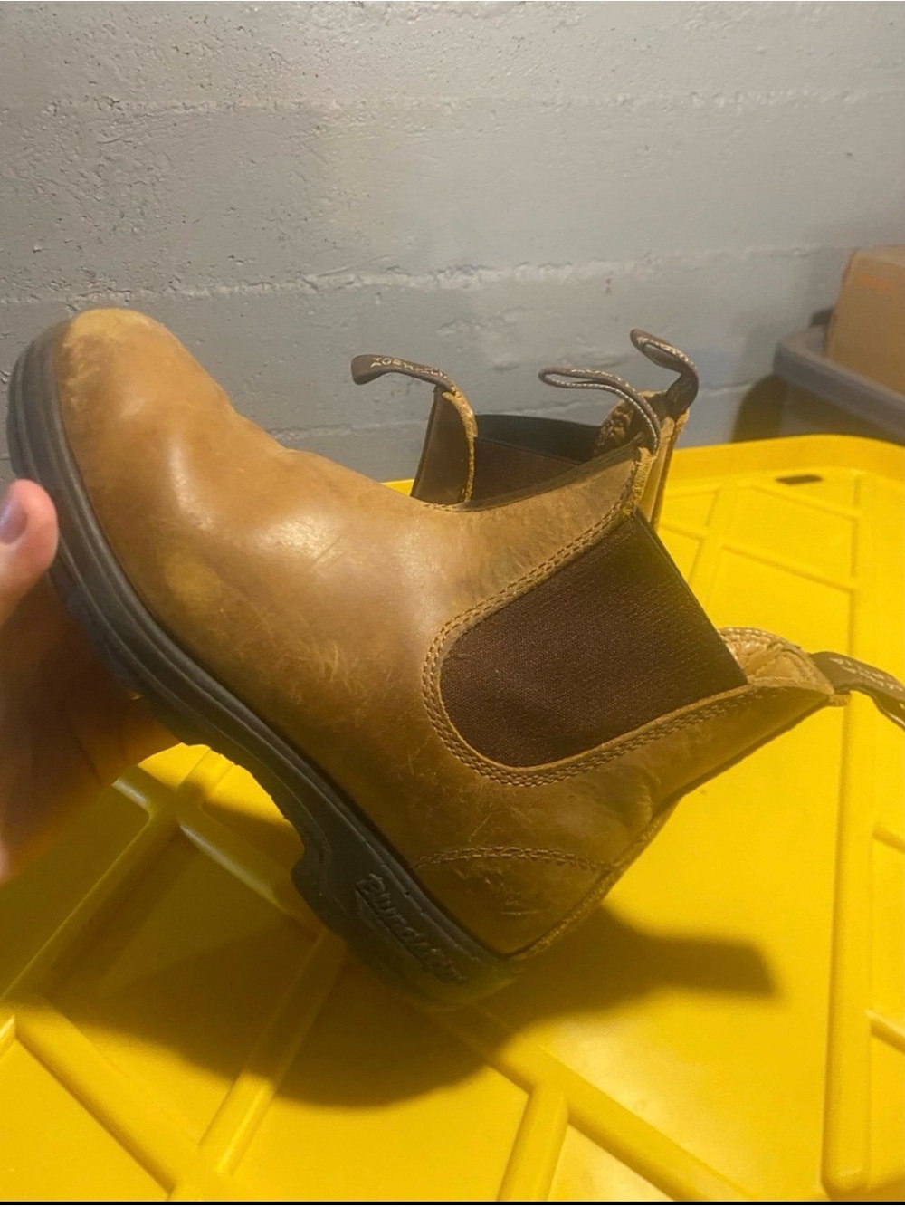 Blundstone boots Kids size 4.5 Brown Chelsea Work Boot